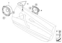 65136927877-Horn assy-high pitch lh