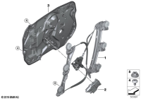 51334876387-WINDOW LIFTERW/OMOTOR FRTLH X5