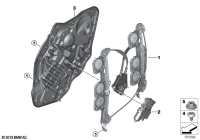 51354876379-WINDOW LIFTER W/OMOTOR RRLH X5