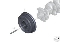11238513539-BELT PULLEY,CRANKSHAFT-1(F20)
