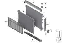 17118689536-CASSETTE OF RADIATORS LOWER