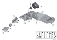 22327935122-MOUNTING-GEARBOX/E38/740