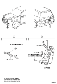 7511160210-BRACKET, FRONT LICENSE PLATE