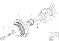 11237513862-BELT PULLEY,CRANKSHAFT-1(F20)