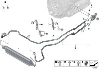 17218666138-TRANSMISSION OIL COOLER BMW G30, G12, B48