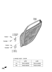 77004L6000-PANEL ASSY-RR DR RH