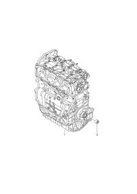 06J100039A-Short engine: