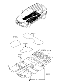 842604T000WK-CARPET ASSY-FLOOR