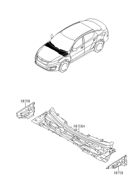 667564M000-PANEL-COWL SIDE OTR UPR LH
