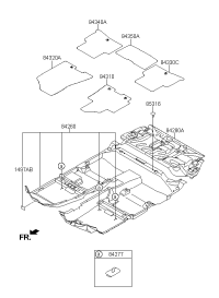 84260H3000WK-CARPET ASSY-FLOOR