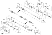 49500H7010-JOINT ASSY-CV LH