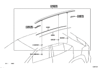 6346076010-Rack assy-roof rack rh