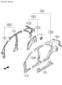 715031MC60-PNL ASSY QTR OTR LH