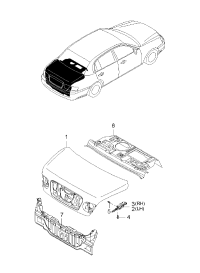 792103F000-HINGE ASSY-TRUNK LID LH