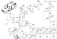 858652P600J7-TRIM ASSY-GATE PILLAR LH