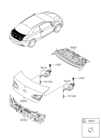 69200A7200-PANEL ASSY-TRUNK LID