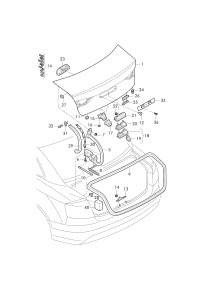 L8VD827705-Weatherstrip, hatch