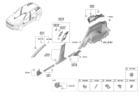 85840Q7000GYT-TRIM ASSY