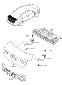 69200B5500-PANEL ASSY-TRUNK LID