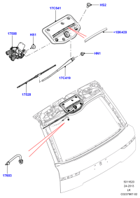 LR033471-BLADE ASSY - WIPER LHD