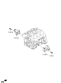 219322J010-RUBBER DIFF MTG-RR L