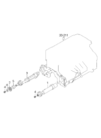 233114A001-SHAFT-COUNTER BALANCE LH