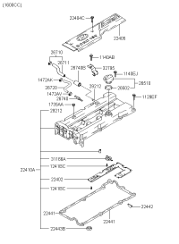 2244122613-GASKET-ROCKER COVER