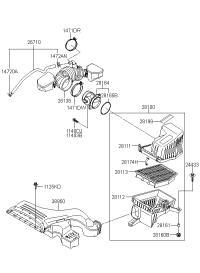 281103F700-CLEANER ASSY, AIR