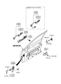 826623F000-COVER-FR DR O/S HDL RH