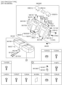 896003F500-POWER FRAME ASSY-RR SEAT,LH