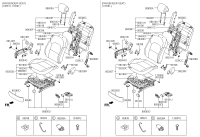 882603R061GXR-COVERING-FR SEAT CUSH PASSENGE