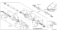 391012FK1A-SHAFT ASSY-FRONT DRIVE,LH