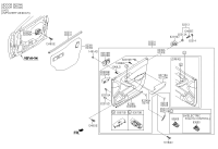 826201M020CR-HANDLE ASSY-FRONT DOOR INSIDE