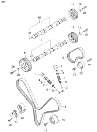 0K9BV12790-TENSIONER-TIMING BELT