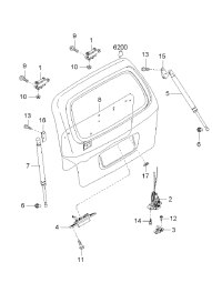 0K53Z62310-LOCK,LIFTGATE