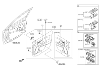 93575G5910-SWITCH ASSY-P/WDW ASSIST