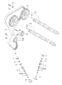 0K95412111A-VALVE, INTAKE