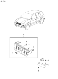 0K07A50710-GRILLE ASSY-RADIATOR
