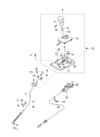 467003E100-LEVER ASSY-ATM