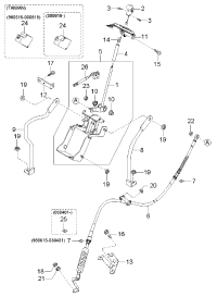 0K56P64350-INDICATOR ASSY-SHIFT LEVER