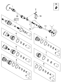 0K55825700B-JOINT SHAFT ASSY