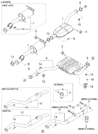 0B69040305B-GASKET-EXHAUST PIPE