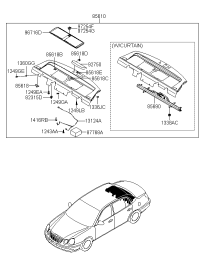 856103F56126-TRIM ASSY-PACKAGE TRAY