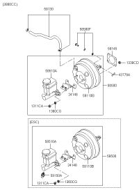 585103F300-CYLINDER ASSY-BRAKE MASTER