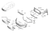 86350DQ000-GRILLE ASSY-RADIATOR