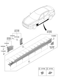 87752J5300-MOULDING ASSY-SIDE SILL,RH