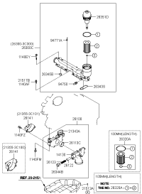 263003C261-COMPLETE ASSY-OIL FILTER