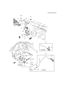 20997507-Bracket, brake booster tube snap