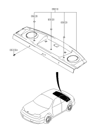 8561022050GF-TRIM ASSY-PACKAGE TRAY