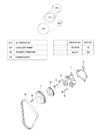 2522623000-PULLEY-COOLANT PUMP